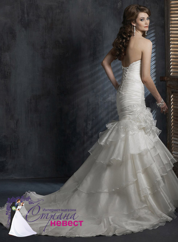 свадебное платье фасона русалка