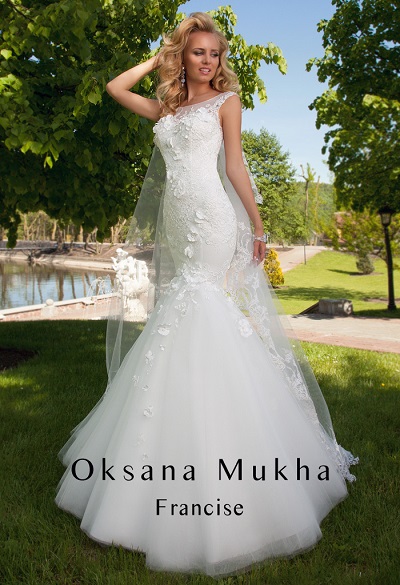 свадебное платье Оксаны Мухи 2015