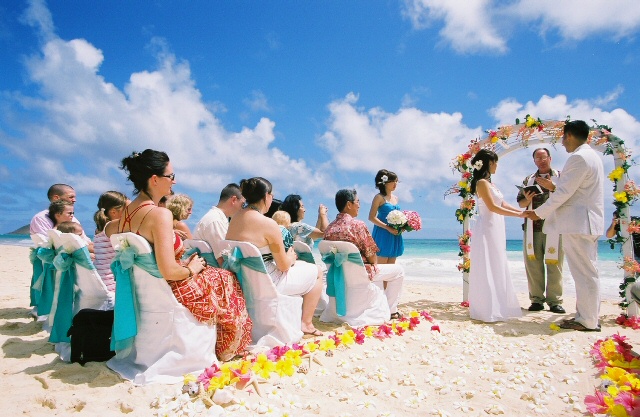 Свадьба в стиле гавайи