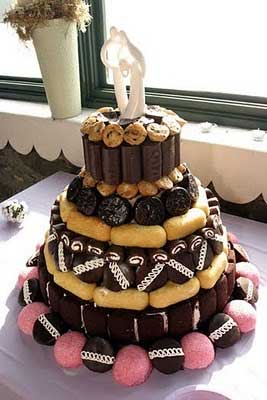 свадебный торт из печенья