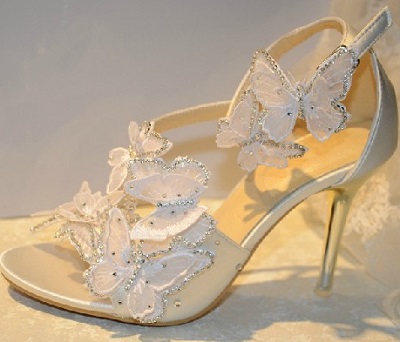 свадебные туфли с ремешками