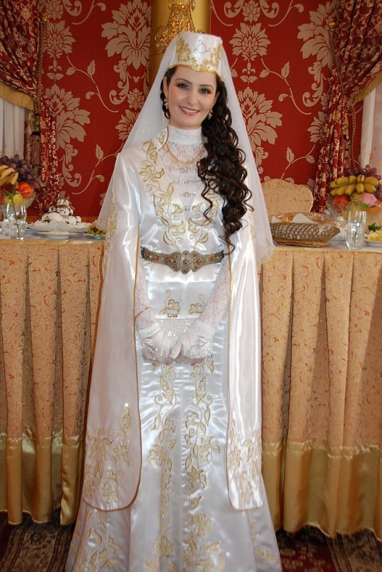 Свадебные прически кавказских девушек