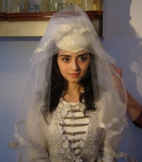 Свадебные прически кавказских невест (64 фото)